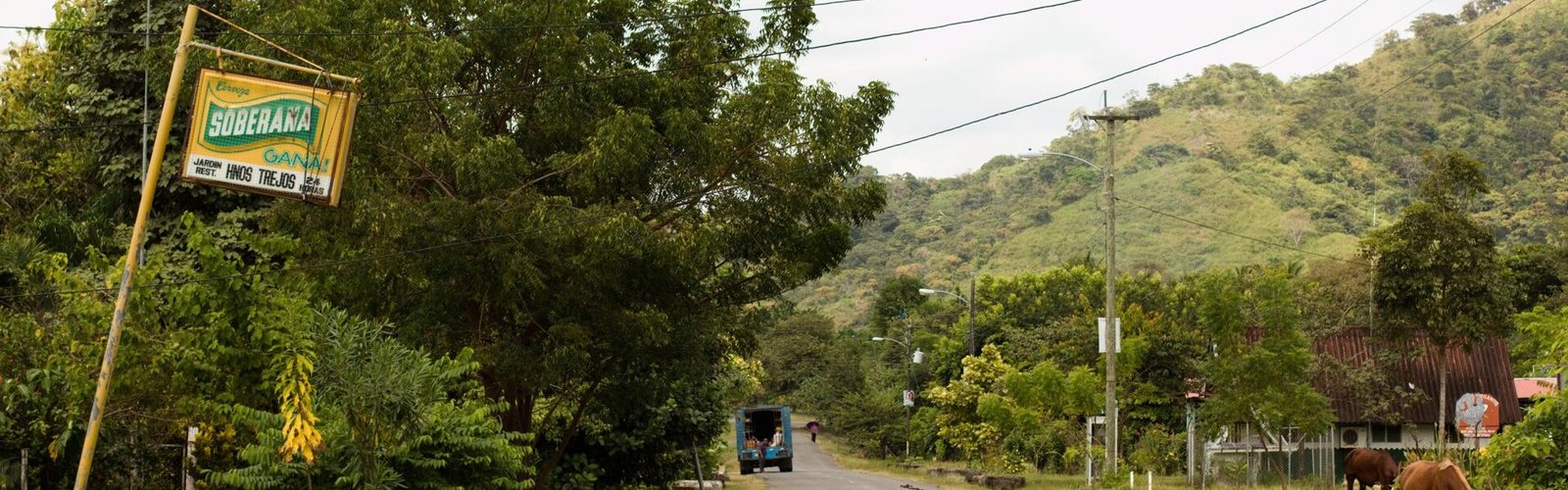 Pueblo de Cambutal, en la provincia de Los Santos, Panamá, una de las zonas cercanas al epicentro del terremoto de magnitud 7.7.