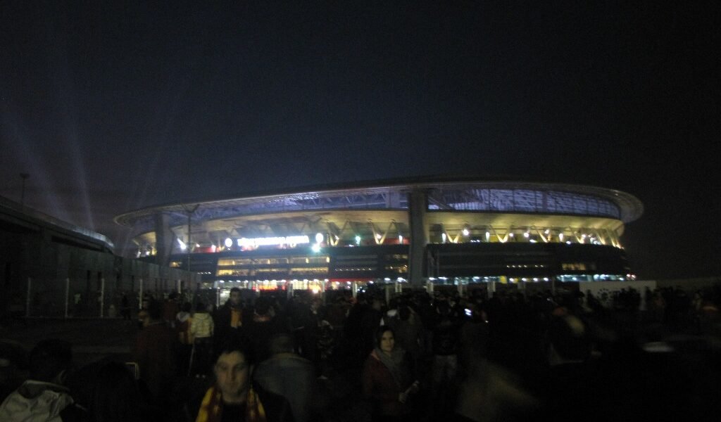 El estadio Rams Park (Ali Sami Yen Spor Kompleksi) en Estambul, casa del Galatasaray y sede del partido ante el Barcelona.