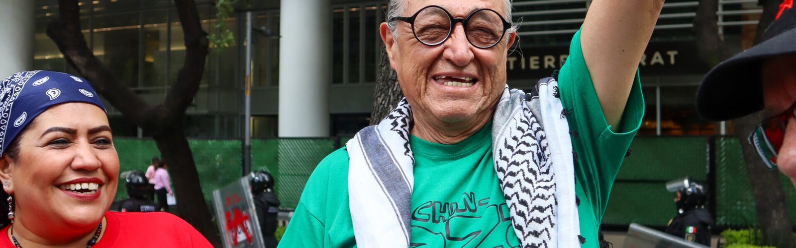 Marcha por Palestina en la Ciudad de México